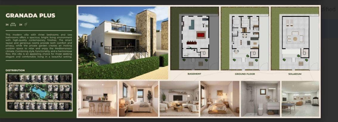 3 bedroom Villa for sale in Camposol with pool - € 369,000 (Ref: 9712004)