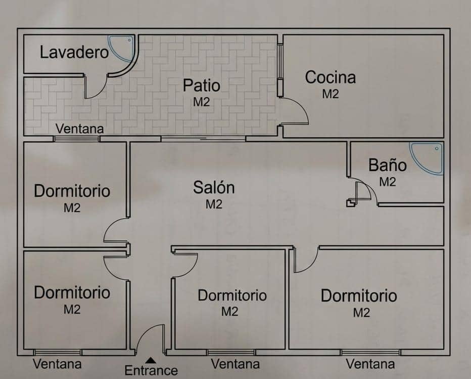 4 soveværelse Byhus til salg i Mazarron - € 115.000 (Ref: 9783027)
