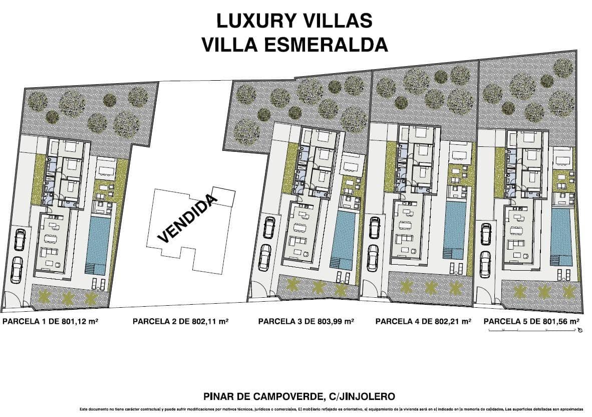 Chalet de 3 habitaciones en Pinar de Campoverde en venta con piscina garaje - 775.000 € (Ref: 8954794)