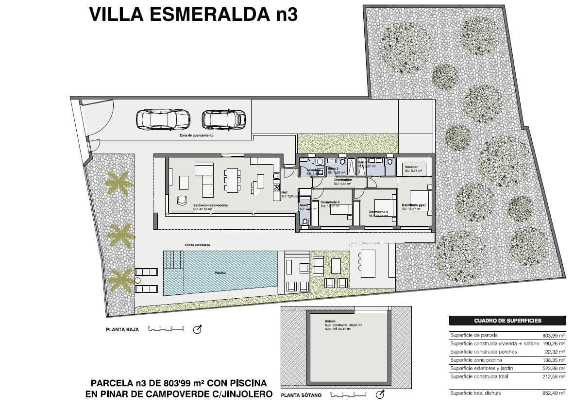 Chalet de 3 habitaciones en Pinar de Campoverde en venta con piscina garaje - 775.000 € (Ref: 8954794)