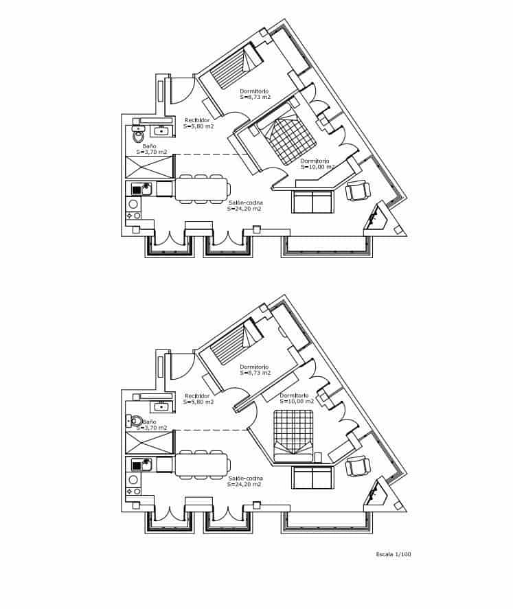 1 camera da letto Appartamento in vendita in Cartagena - 198.000 € (Rif: 8954799)
