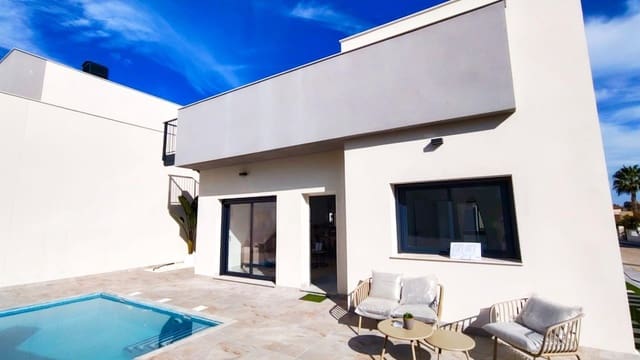 3 chambre Villa/Maison Semi-Mitoyenne à vendre à Pinar de Campoverde, Pilar de la Horadada avec piscine garage - 437 800 € (Ref: 9551621)