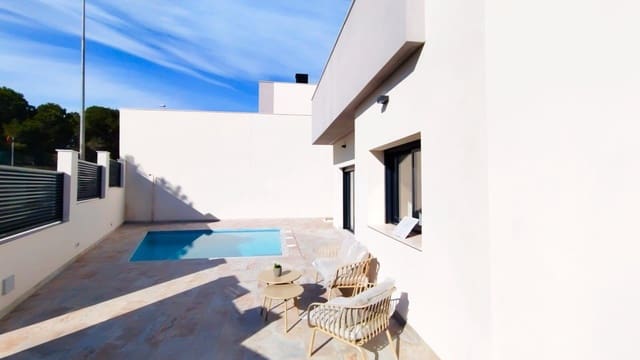 3 chambre Villa/Maison Semi-Mitoyenne à vendre à Pinar de Campoverde, Pilar de la Horadada avec piscine garage - 437 800 € (Ref: 9551621)