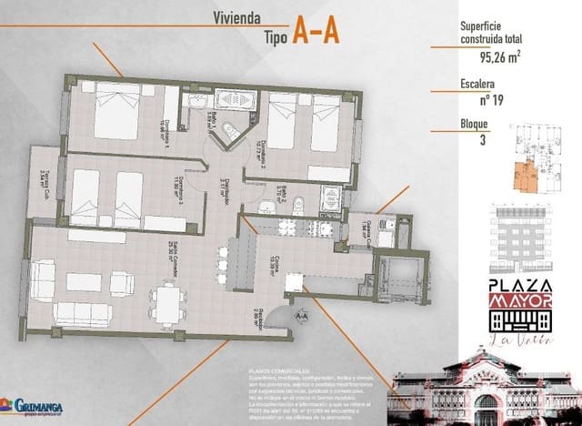 3 soverom Leilighet til salgs i La Unión med garasje - € 145 000 (Ref: 9596200)