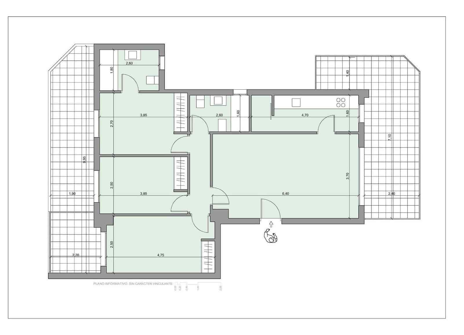 3 quarto Apartamento para venda em La Manga del Mar Menor com piscina - 299 000 € (Ref: 9903981)