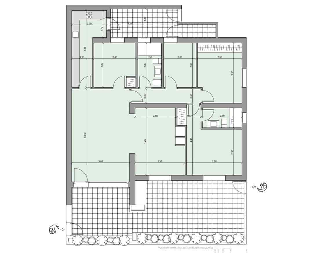 4 makuuhuone Bungalow vuokrattavana paikassa Playa Honda mukana 
autotalli - 2 000 € (Ref: 9966697)