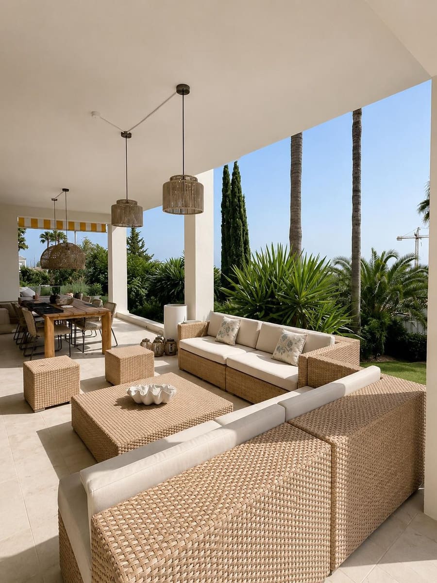 4 sypialnia Willa do wynajęcia w Marbella z basenem garażem - 12 000 € (Ref: 10148265)