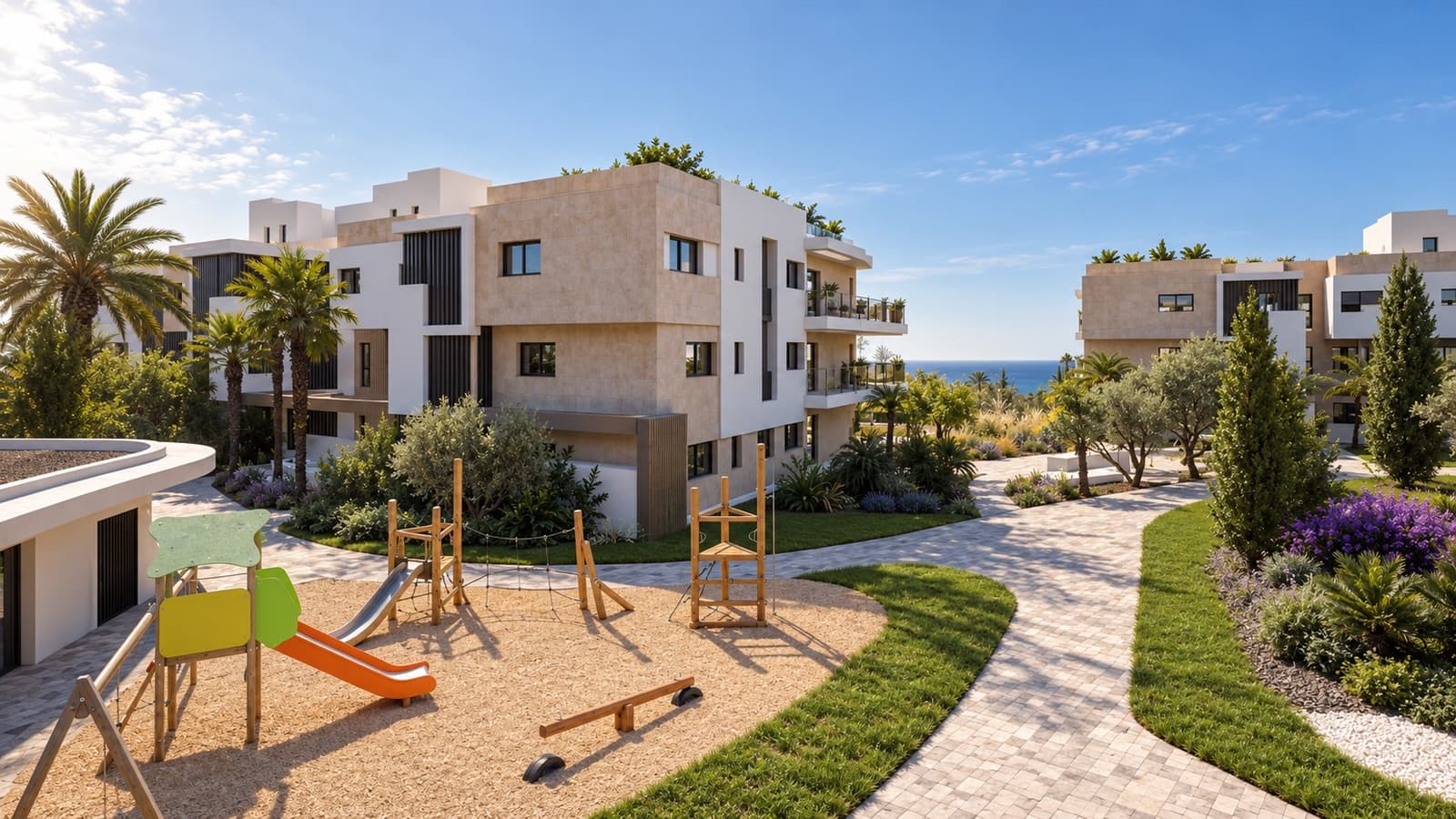 Pareado de 3 habitaciones en New Golden Mile en venta con piscina garaje - 1.468.000 € (Ref: 10153290)
