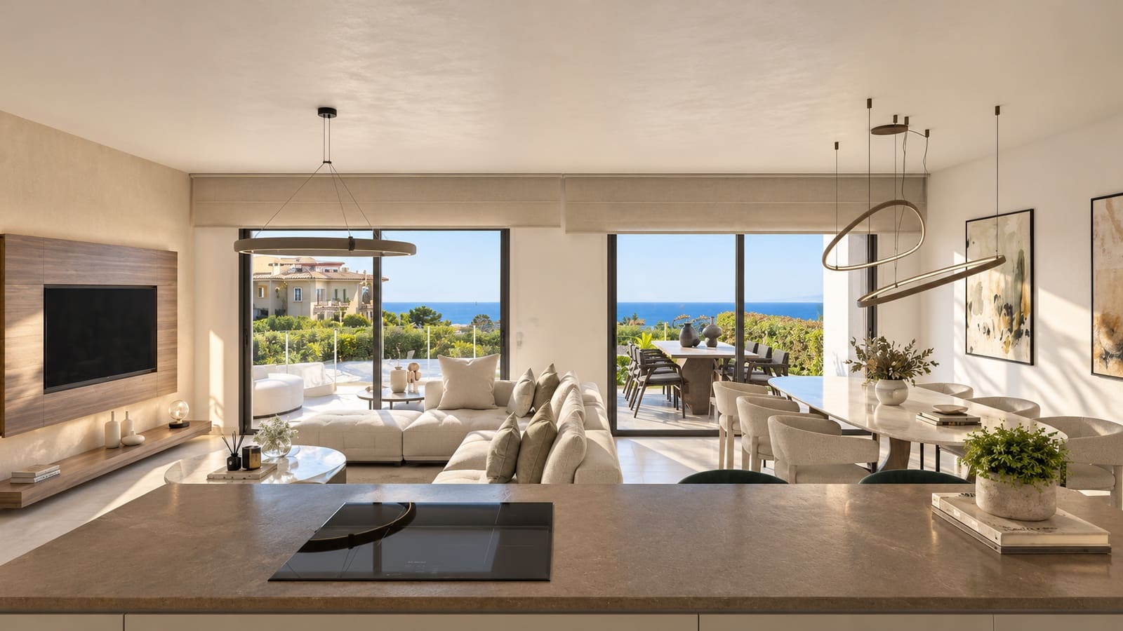 Pareado de 3 habitaciones en New Golden Mile en venta con piscina garaje - 1.468.000 € (Ref: 10153290)