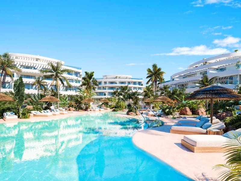 2 quarto Apartamento para arrendar em Mijas Costa com piscina garagem - 2 900 € (Ref: 10157154)
