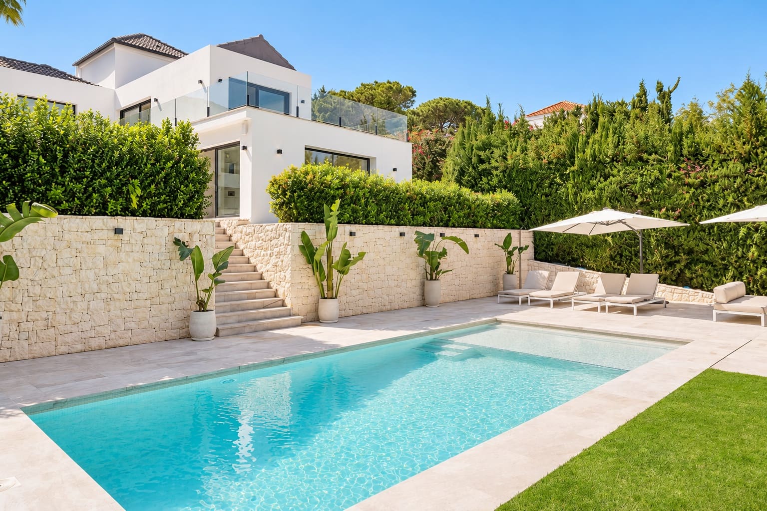 4 bedroom Villa for rent in Marbella with pool garage - € 16,000 (Ref: 10164070)