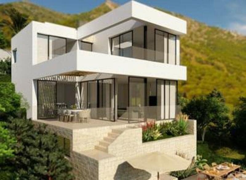 4 makuuhuone Huvila myytävänä paikassa Mijas Costa mukana uima-altaan 
autotalli - 1 495 000 € (Ref: 7278716)