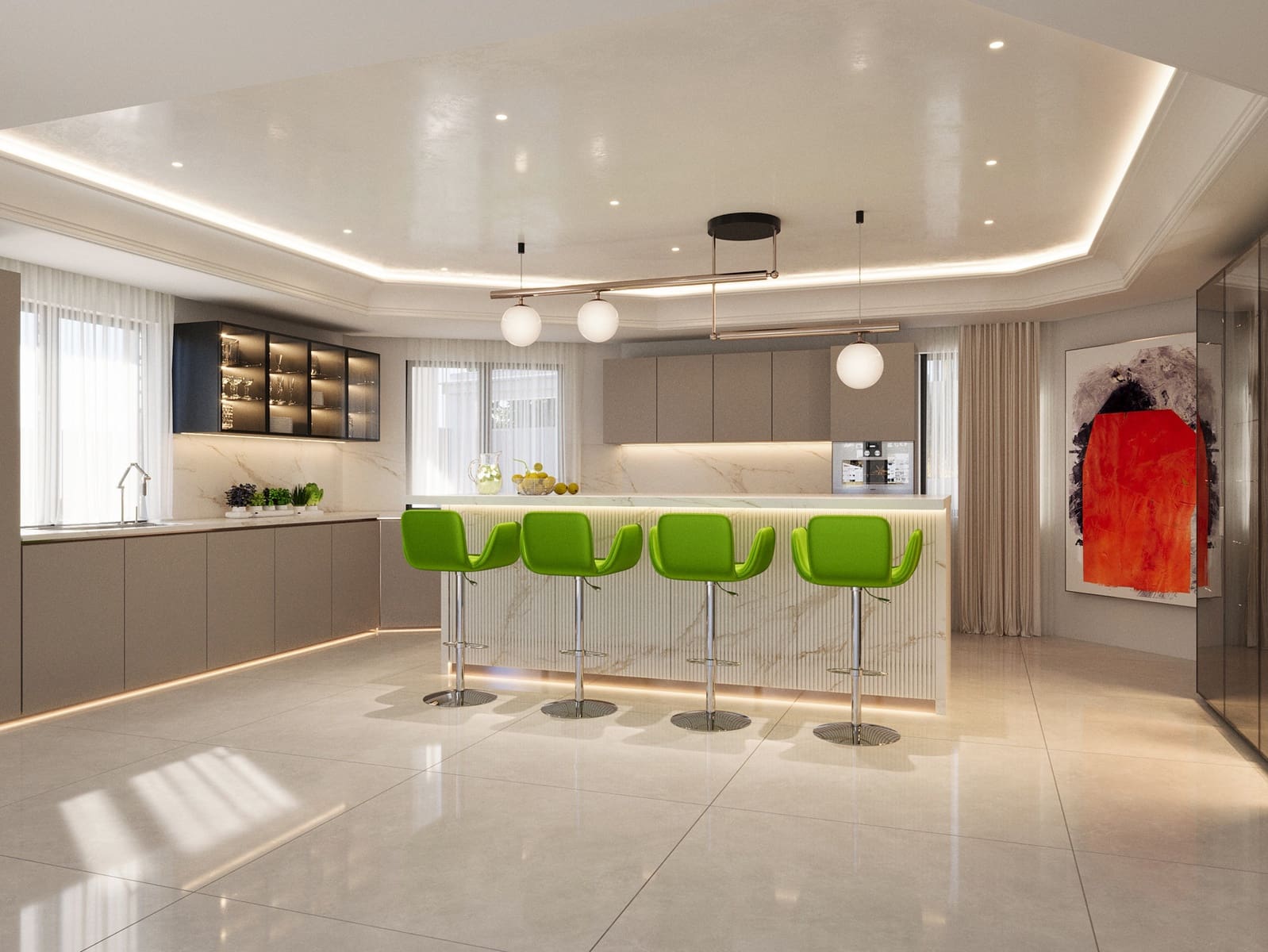 5 quarto Moradia para venda em Los Flamingos com piscina garagem - 3 500 000 € (Ref: 7540011)