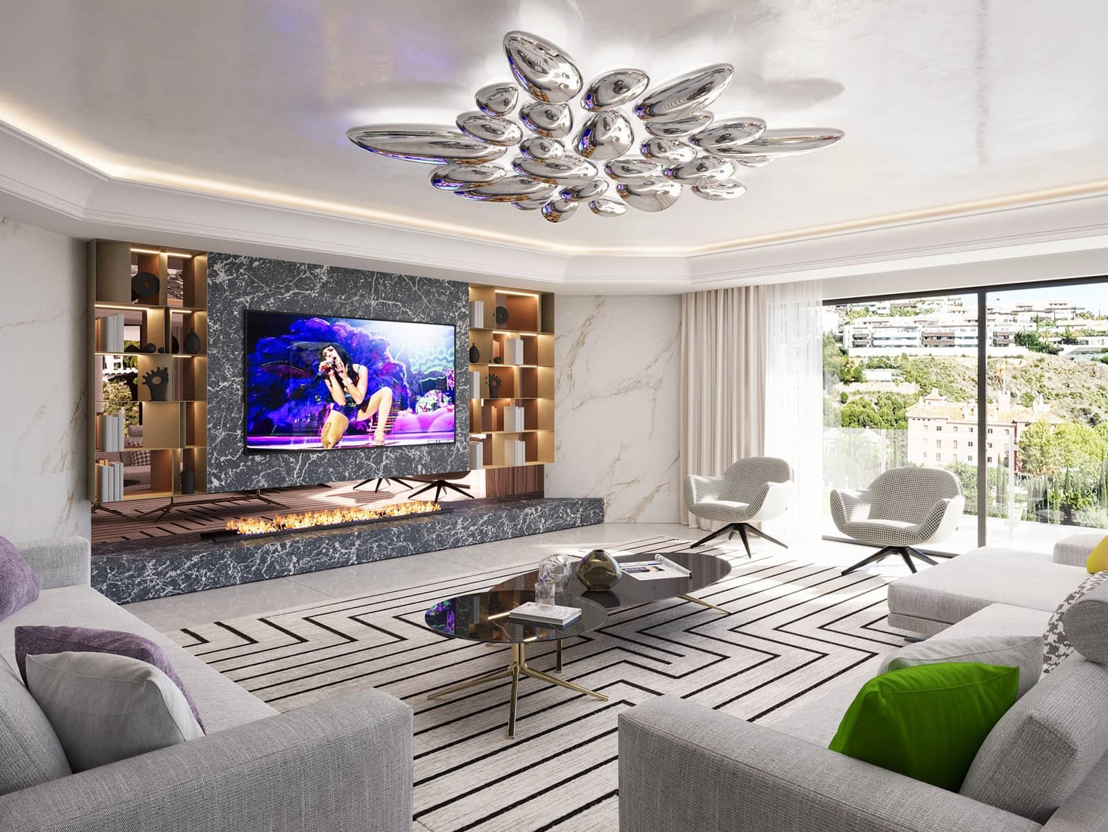 Chalet de 5 habitaciones en Los Flamingos en venta con piscina garaje - 3.500.000 € (Ref: 7540011)
