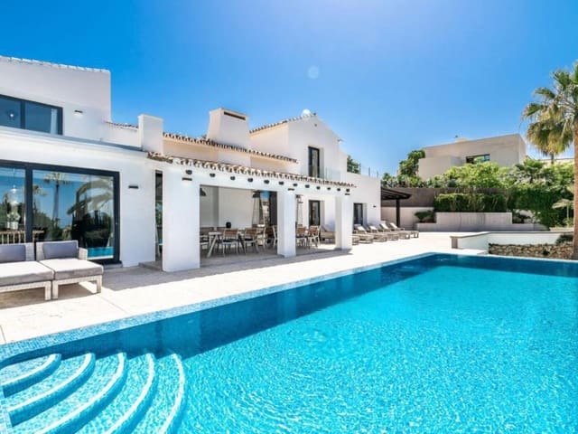 6 sypialnia Willa na sprzedaż w Nagüeles Alto, Marbella z basenem garażem - 3 495 000 € (Ref: 7830430)