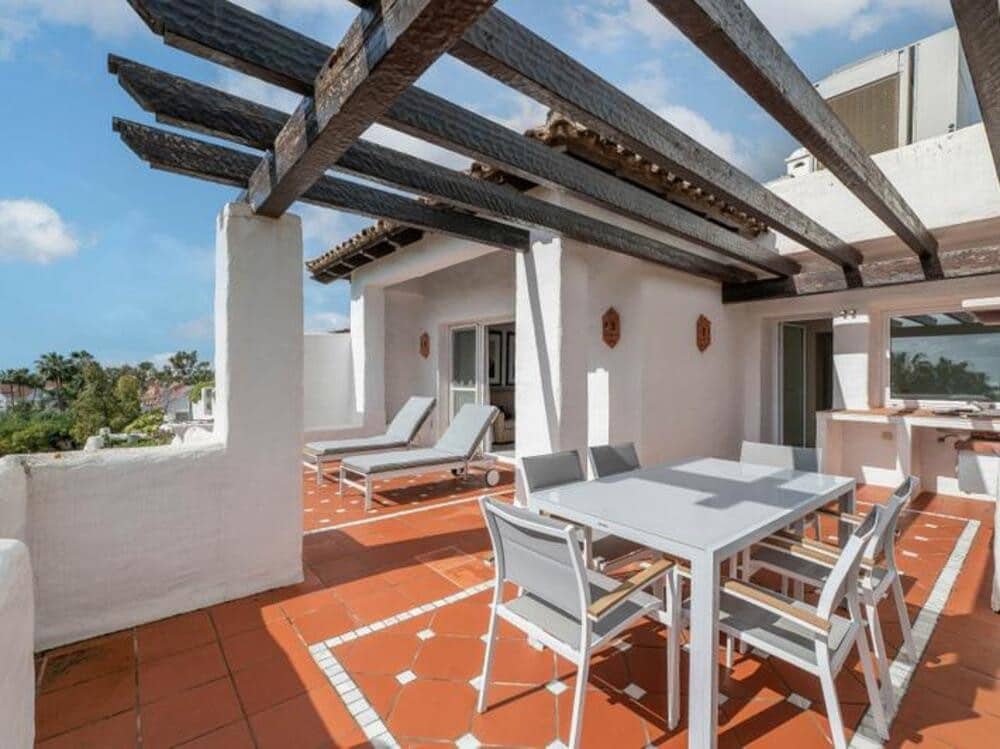 3 bedroom Penthouse for rent in Marbella with pool - € 5,500 (Ref: 9068479)