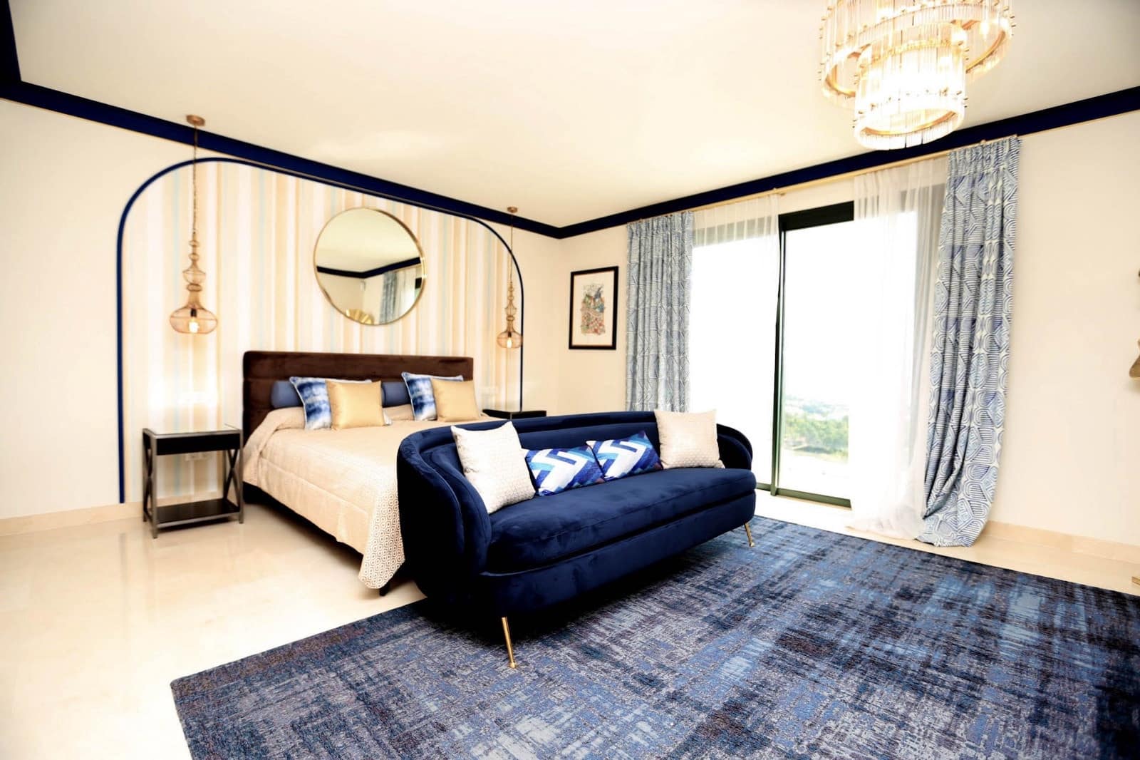 5 sovrum Villa för semesterbostäder i New Golden Mile med pool garage - 7 000 € (Ref: 9361776)