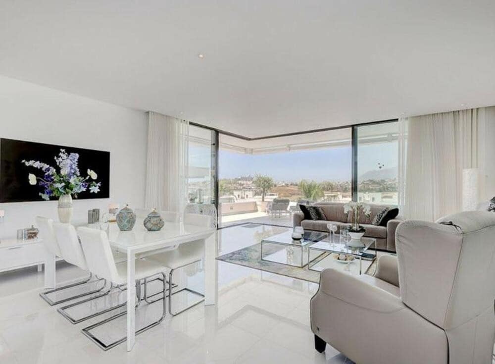 3 sypialnia Apartament do wynajęcia w New Golden Mile z basenem garażem - 3 500 € (Ref: 9500958)