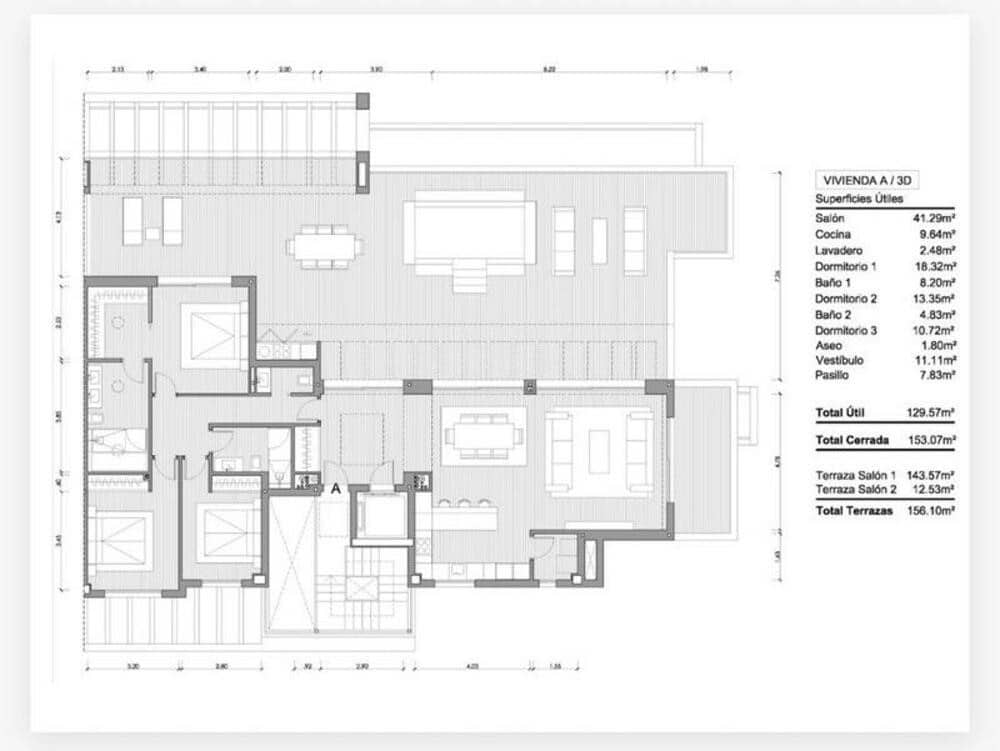 3 soveværelse Penthouse til salg i Fuengirola med swimmingpool garage - € 1.195.000 (Ref: 9654505)