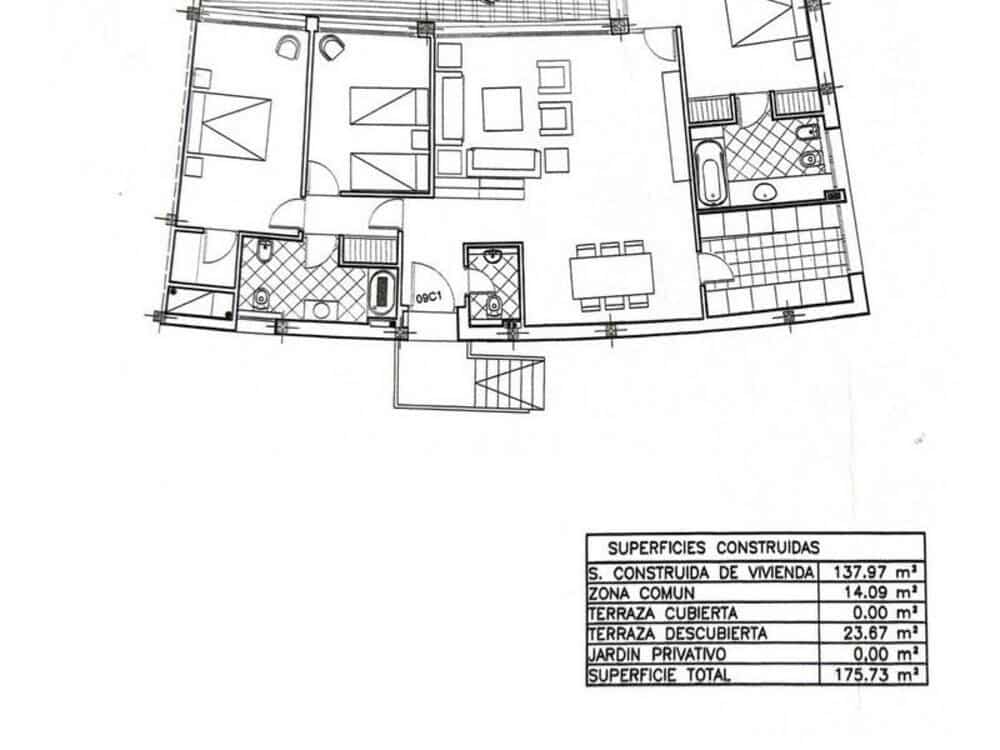 3 makuuhuone Huoneisto myytävänä paikassa Marbella mukana uima-altaan 
autotalli - 579 000 € (Ref: 9697930)