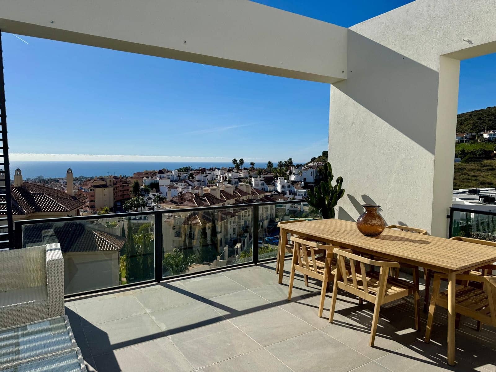 3 bedroom Semi-detached Villa for holiday rental in Riviera del Sol with pool garage - € 2,000 (Ref: 9830547)