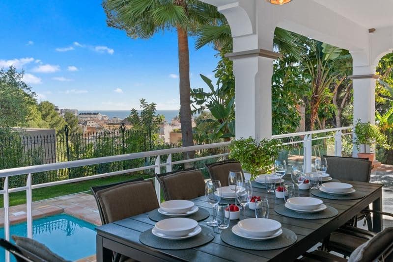 6 sypialnia Willa do wynajęcia w Marbella z basenem garażem - 14 000 € (Ref: 9889669)