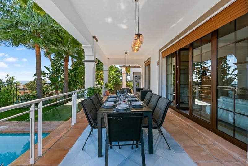 6 sypialnia Willa do wynajęcia w Marbella z basenem garażem - 14 000 € (Ref: 9889669)