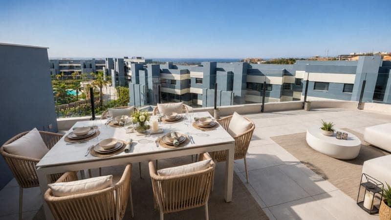 3 makuuhuone Huoneisto vuokrattavana paikassa Estepona mukana uima-altaan 
autotalli - 3 500 € (Ref: 9972770)