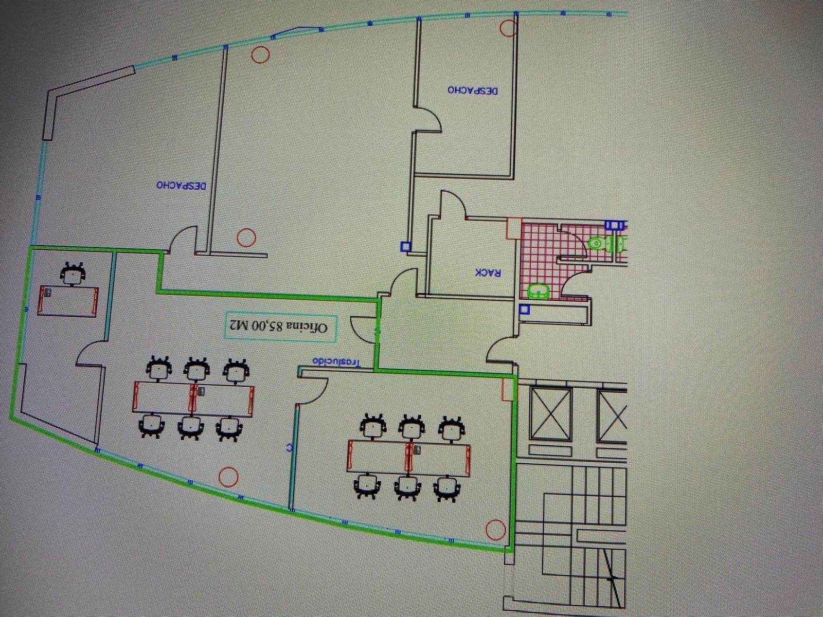Kantoor te huur in Murcia stad - € 1.000 (Ref: 9614016)