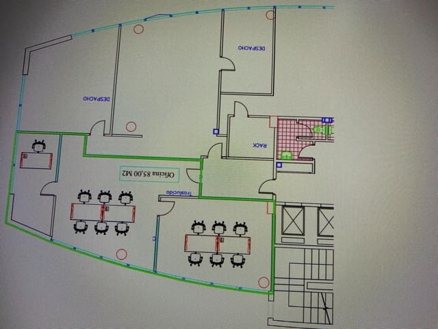 Kantoor te huur in Guadalupe, Murcia stad - € 1.000 (Ref: 9614016)