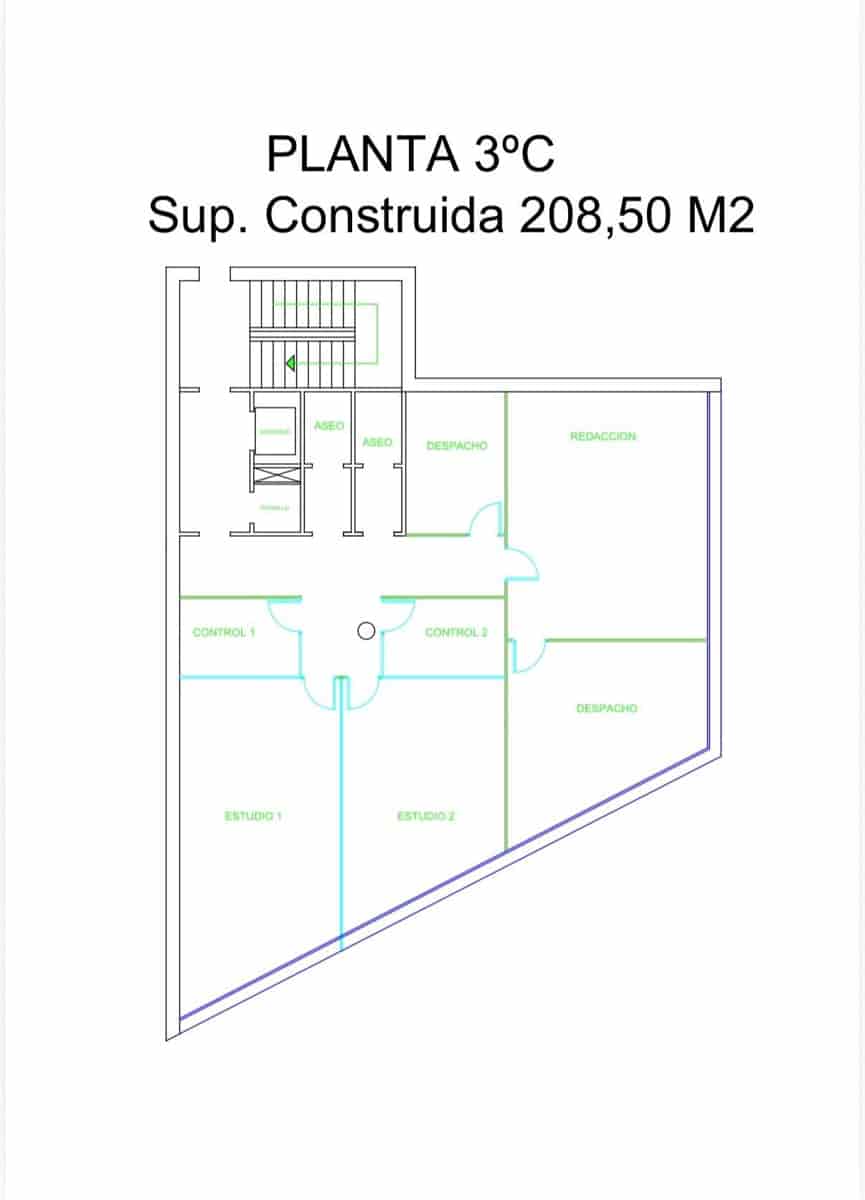 Biuro do wynajęcia w Miasto Murcja z garażem - 1 400 € (Ref: 9645042)