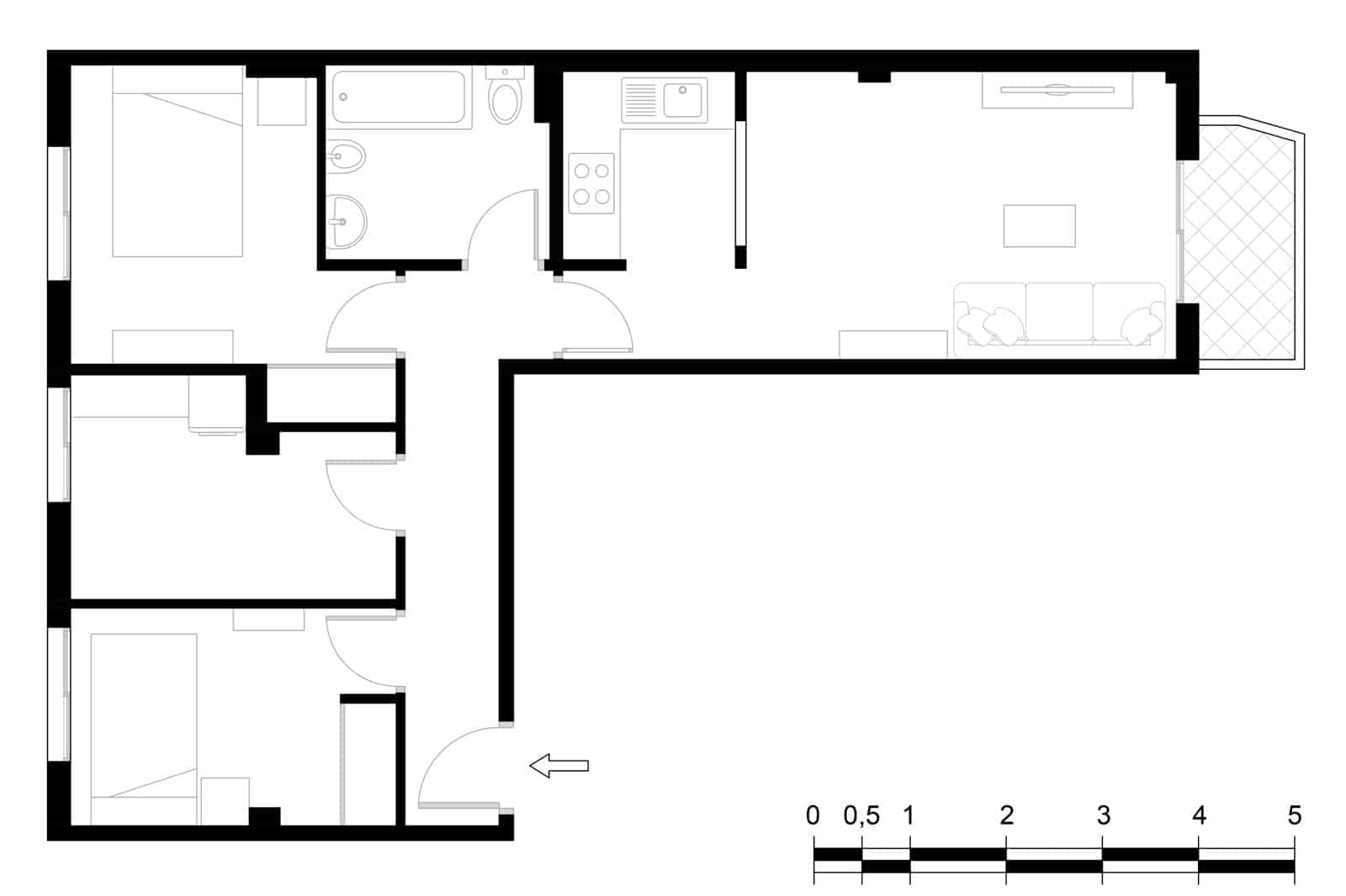3 bedroom Apartment for sale in Los Alcazares with garage - € 140,000 (Ref: 10167065)