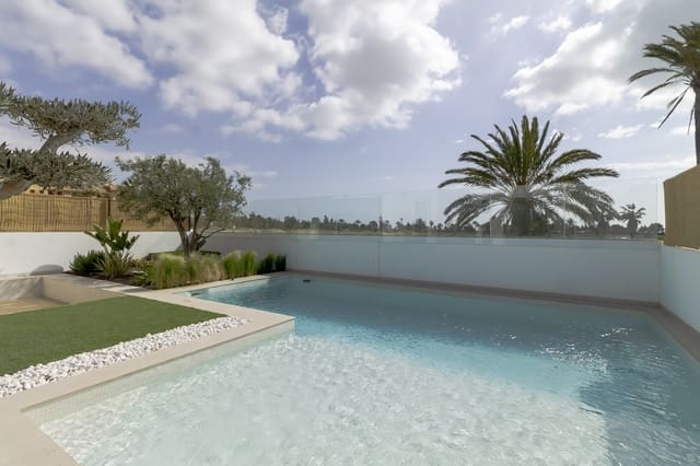 3 makuuhuone Huvila myytävänä paikassa Las Lomas de Rame - Bahía Bella, Los Alcázares mukana uima-altaan 
autotalli - 579 900 € (Ref: 8921868)