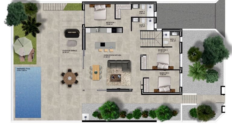 4 soveværelse Villa til salg i Los Alcazares med swimmingpool garage - € 700.000 (Ref: 8925059)