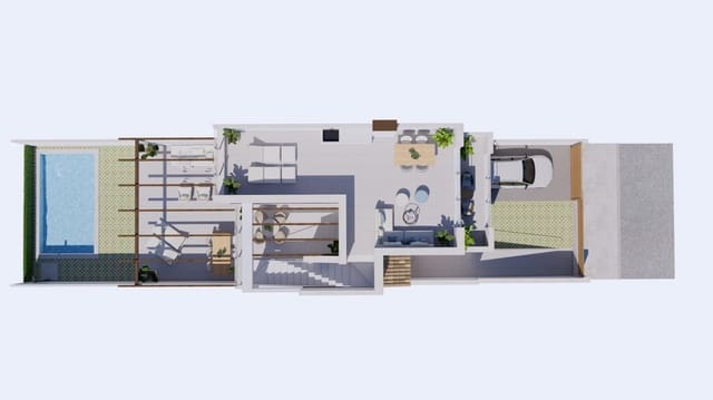 3 slaapkamer Villa te koop in Murcia stad met zwembad garage - € 357.000 (Ref: 9318099)