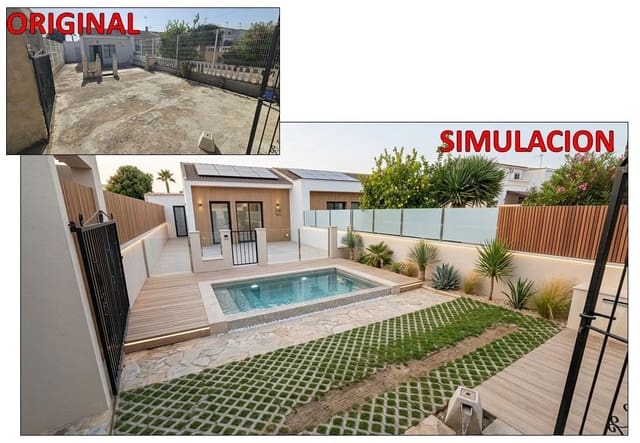 2 soveværelse Rækkehus til salg i El Chaparral - La Siesta - La Torreta, Torrevieja - € 137.300 (Ref: 10043141)