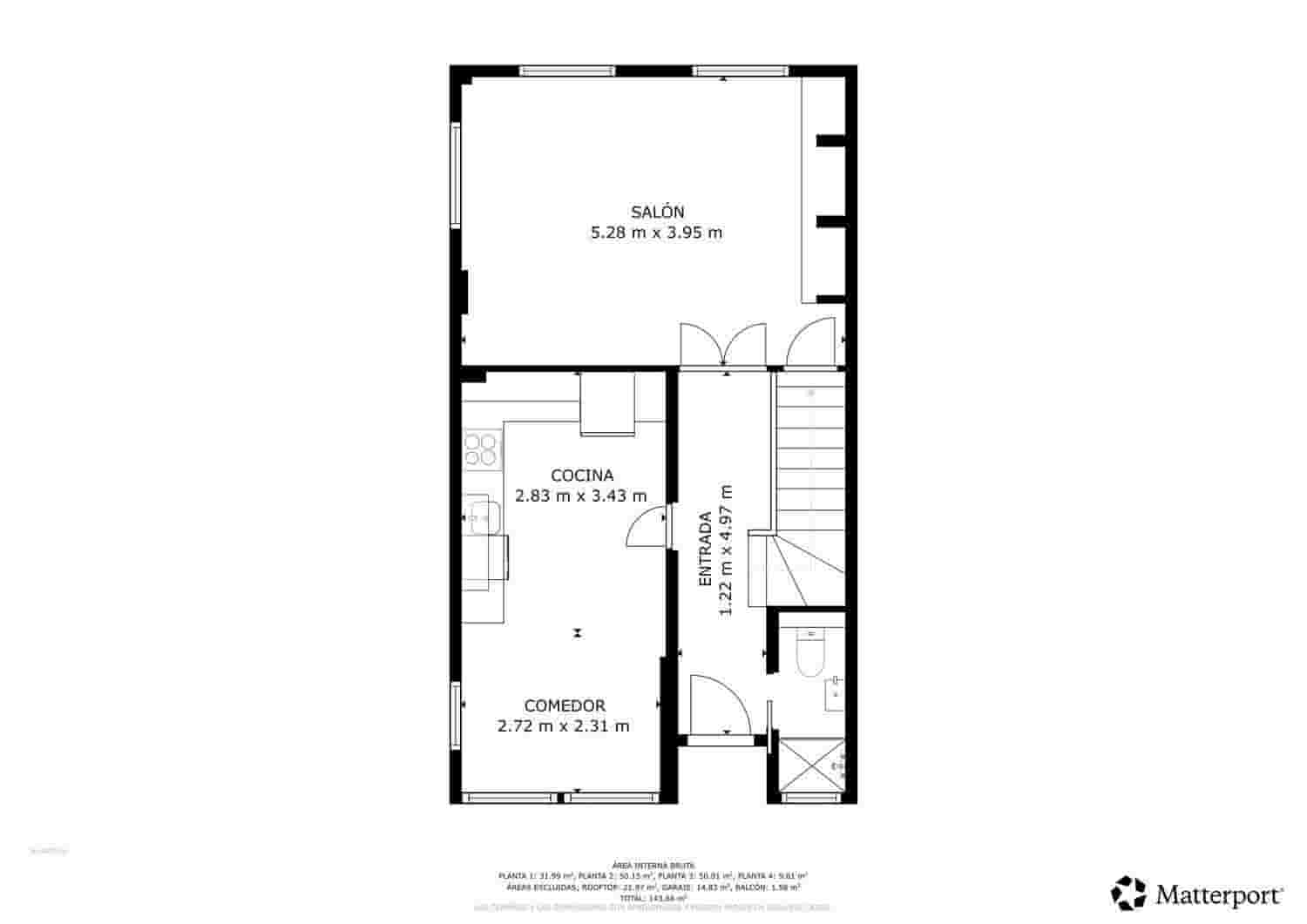 3 sypialnia Dom szeregowy na sprzedaż w Miasto Grenada z basenem garażem - 270 000 € (Ref: 10157791)