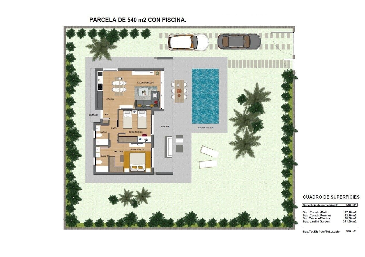 2 chambre Villa/Maison à vendre à Calasparra avec piscine - 309 000 € (Ref: 7012862)
