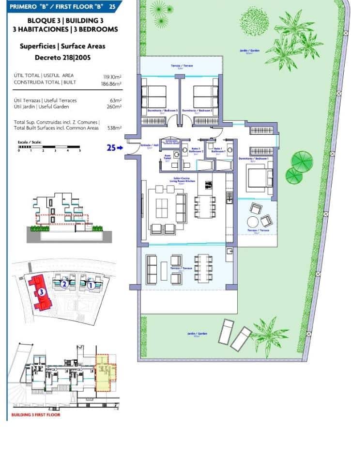 3 sypialnia Apartament na sprzedaż w Estepona z basenem - 780 000 € (Ref: 7960848)