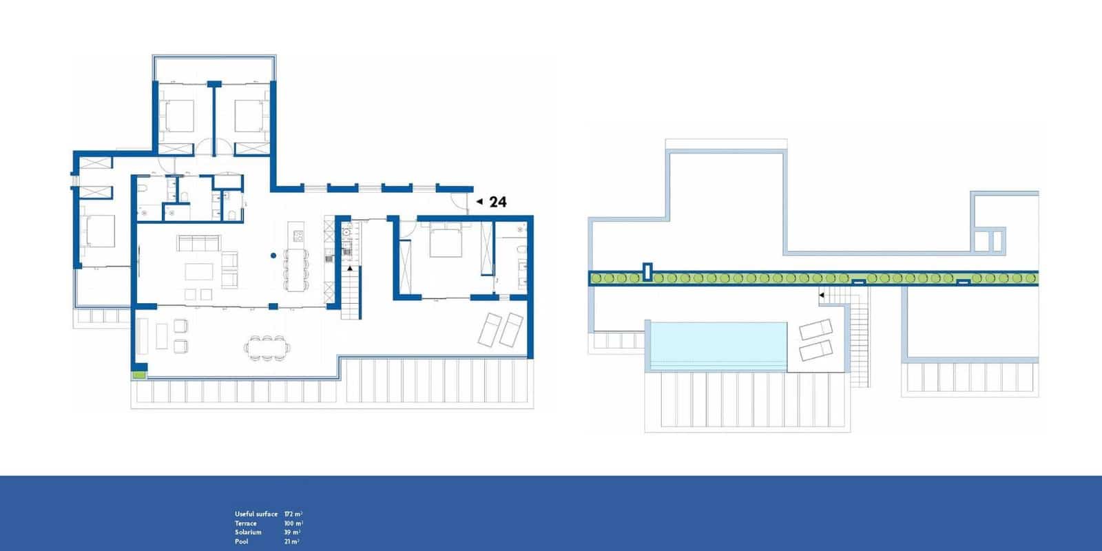 4 soverom Penthouse til salgs i Estepona med svømmebasseng - € 1 140 700 (Ref: 7960850)