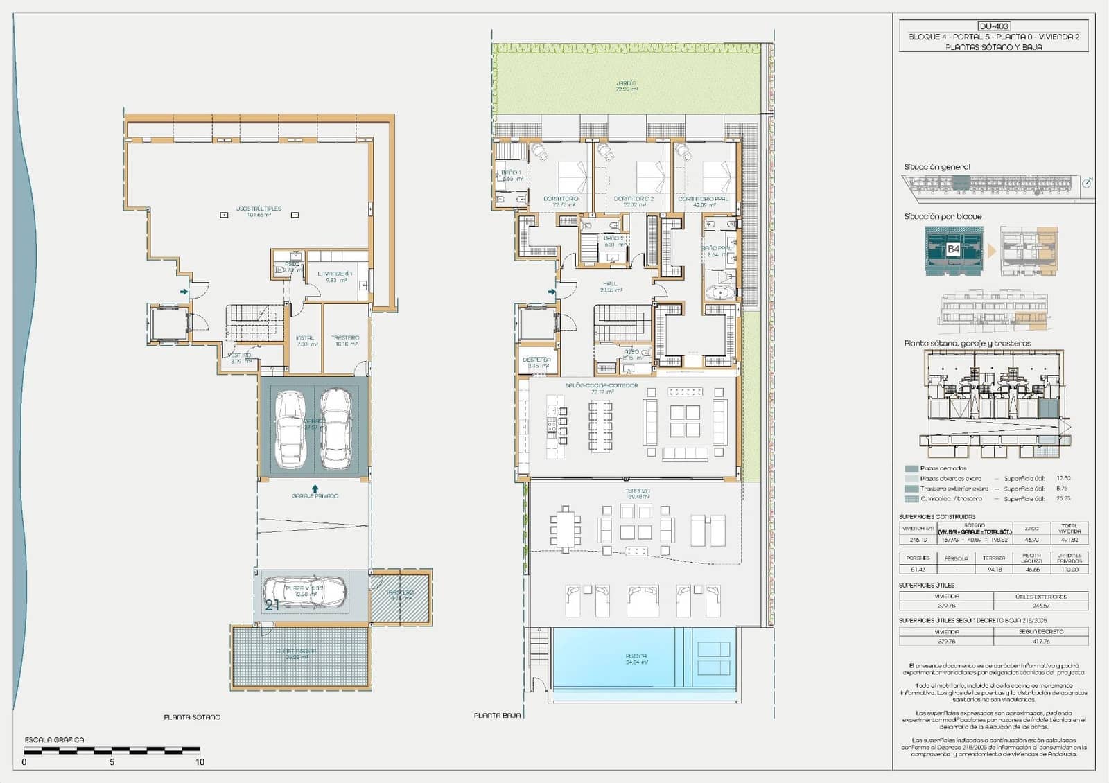 3 soveværelse Bungalow til salg i Las Chapas med swimmingpool garage - € 4.480.000 (Ref: 7996692)