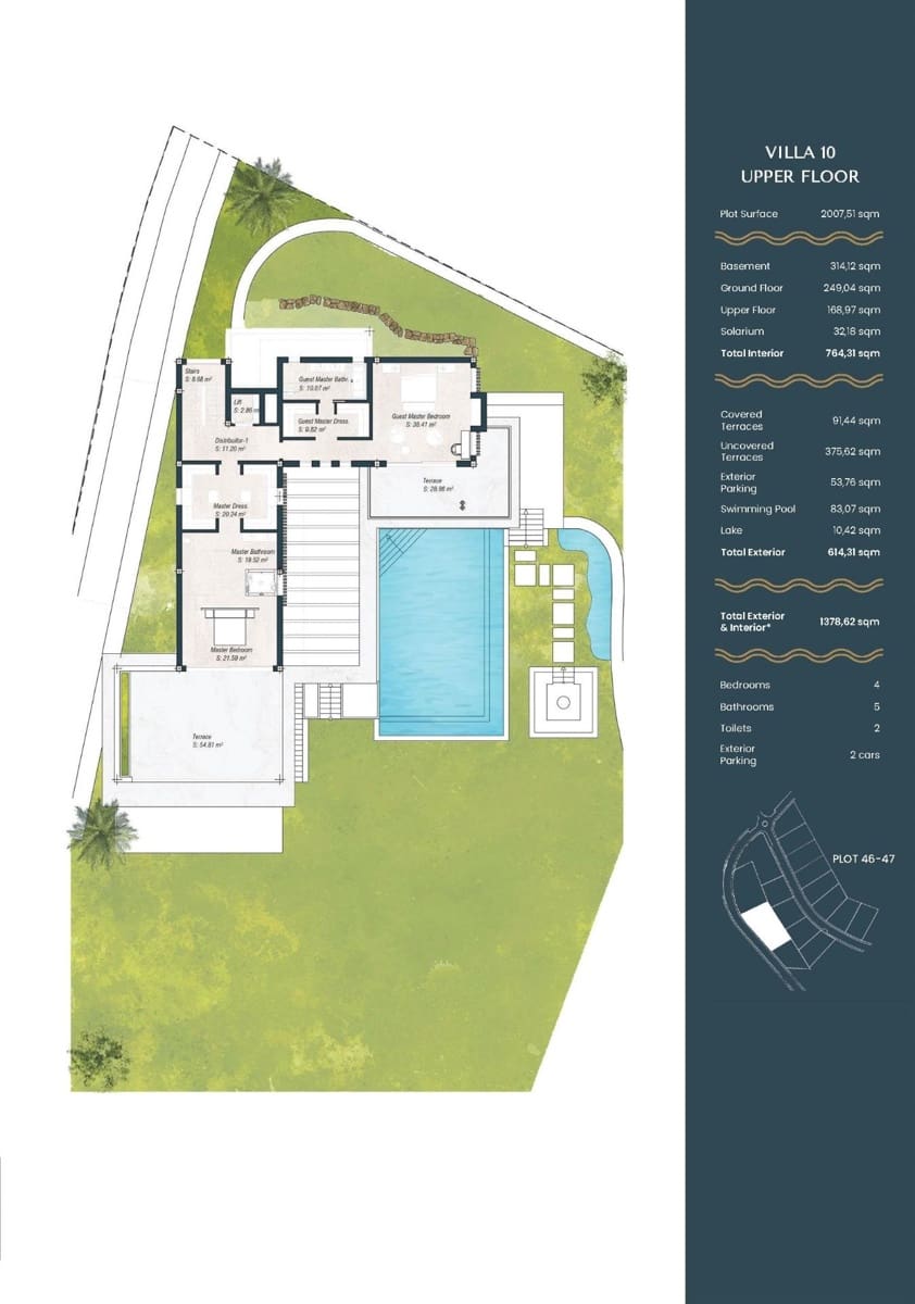 4 soverom Villa til salgs i New Golden Mile med svømmebasseng - € 4 600 000 (Ref: 8216497)