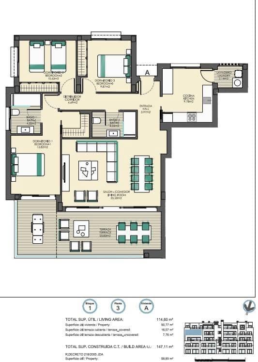 3 sovrum Lägenhet till salu i Casares med pool - 530 000 € (Ref: 8250549)
