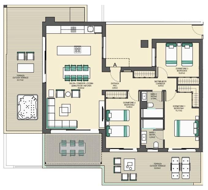 3 bedroom Apartment for sale in Casares with pool - € 620,000 (Ref: 8250549)