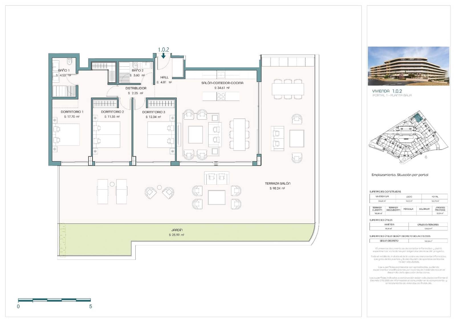 3 sovrum Lägenhet till salu i Estepona med pool - 795 000 € (Ref: 9347530)