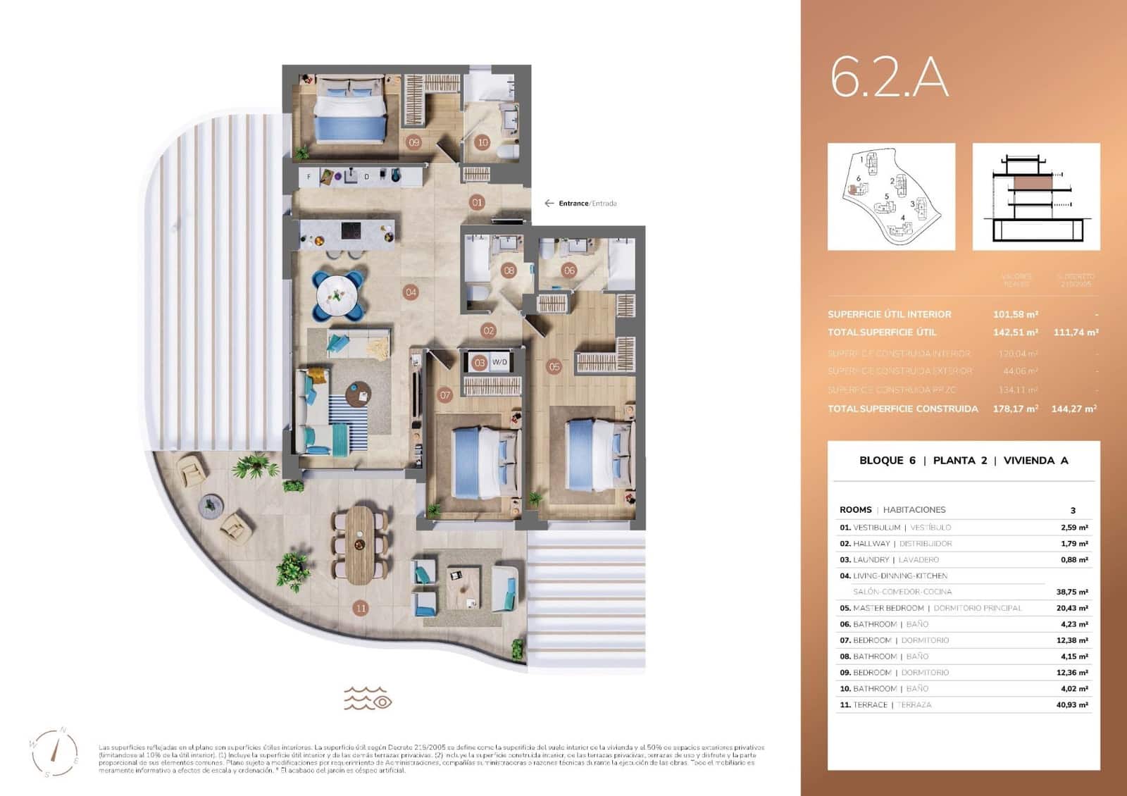 3 camera da letto Appartamento in vendita in Cerro del Aguila con piscina - 1.075.000 € (Rif: 9347540)