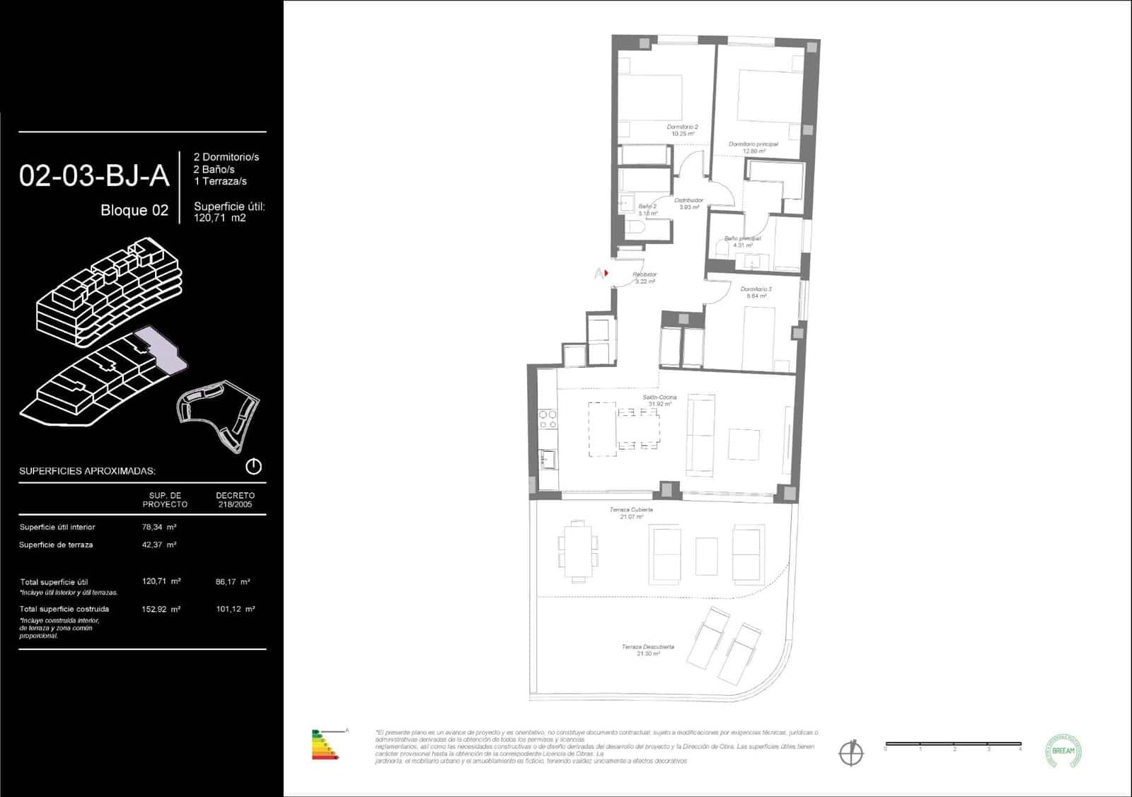 3 camera da letto Appartamento in vendita in Mijas con piscina - 510.000 € (Rif: 9551672)