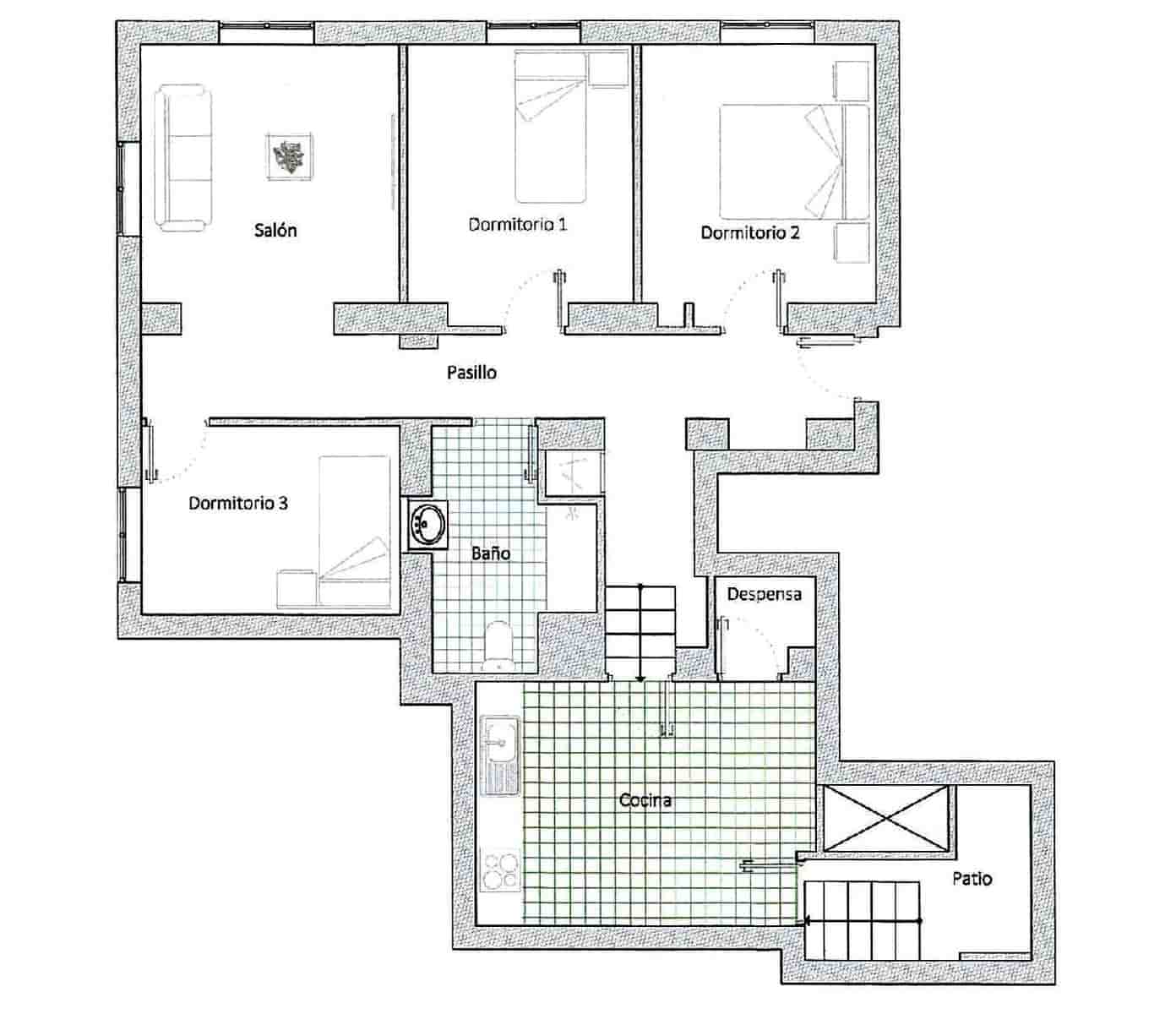 3 soverom Leilighet til salgs i Granada by - € 290 000 (Ref: 9611649)