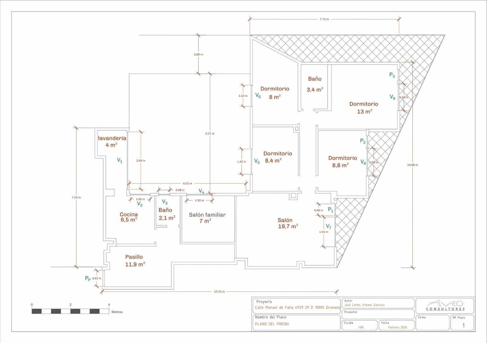 Piso de 5 habitaciones en Granada ciudad en venta - 360.000 € (Ref: 9674360)