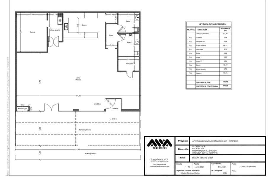 Business for rent in Orihuela Costa - € 1,325 (Ref: 9674383)